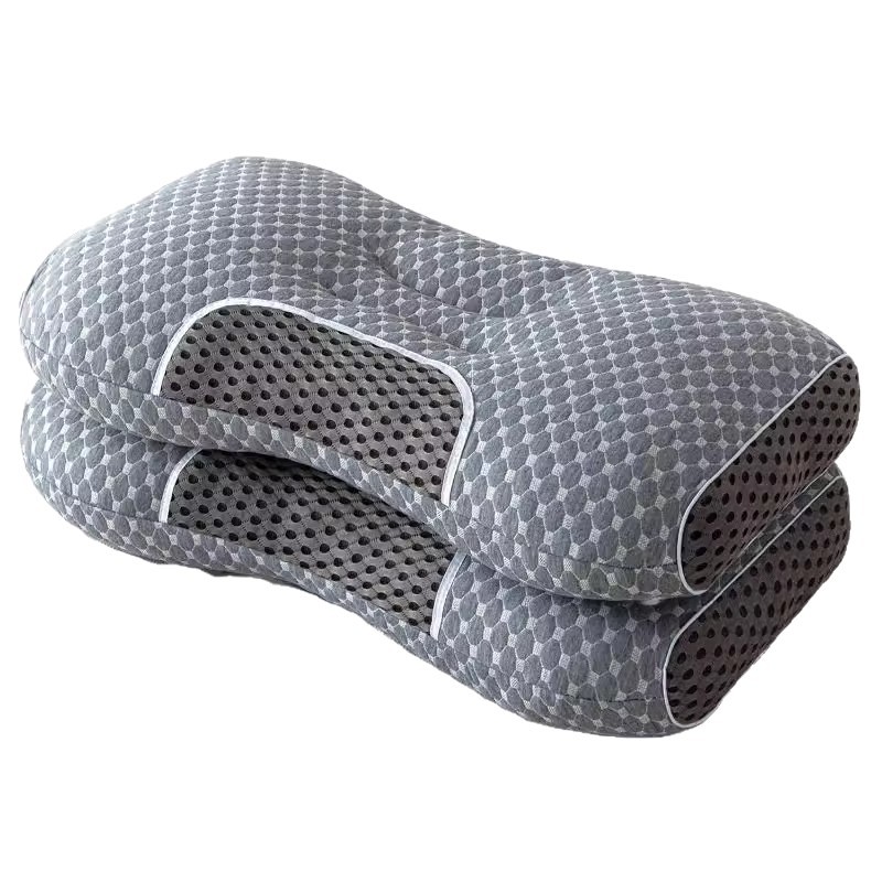 2025 Graphene Knitted Comfortable Pillow Partitioned Sleeping Spa Pillow Ergonomic Design Pillow Single Home Pillow