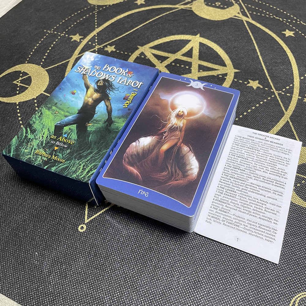 12*7 Book Of Shadows Tarot English Version Cards_voghion.com