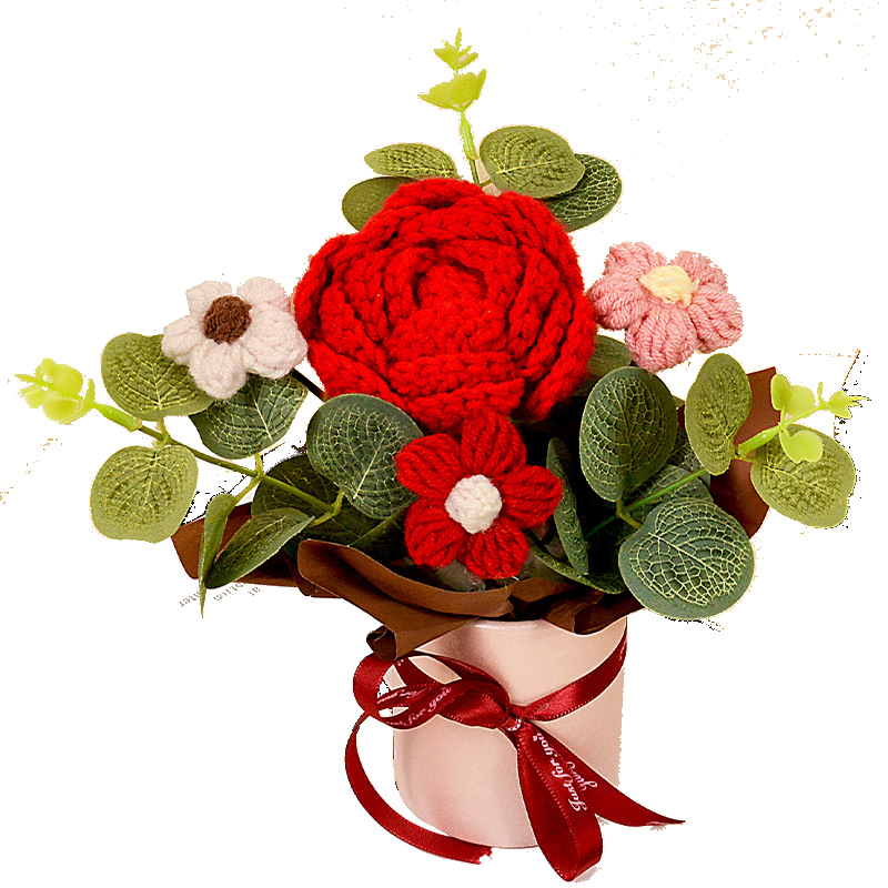 Productos acabados de dinero rosa imitación jabón flores abrazar barril de regalo de decoración de escritorio hecha a mano comercio exterior transfronterizo mayorista