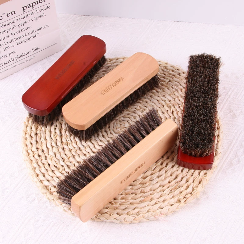 Большая щетка для конского волоса щетка для чистки конского волоса щетка для полировки обуви щетка для полировки универсальная щетка для полировки воском