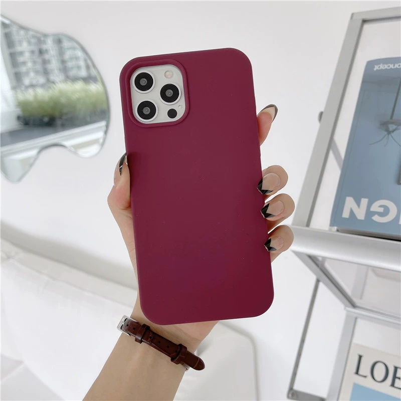 Силиконовый чехол Apple iPhone 12 Pro Max совместимый, мягкое матовое покрытие, многоцветные варианты