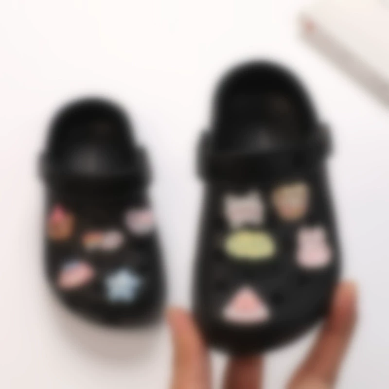 Детские тапочки-дырочки, летние Нескользящие Аксессуары для девочек, сандалии принцессы, верхняя одежда с закрытым носком, детская пляжная обувь среднего и большого размера