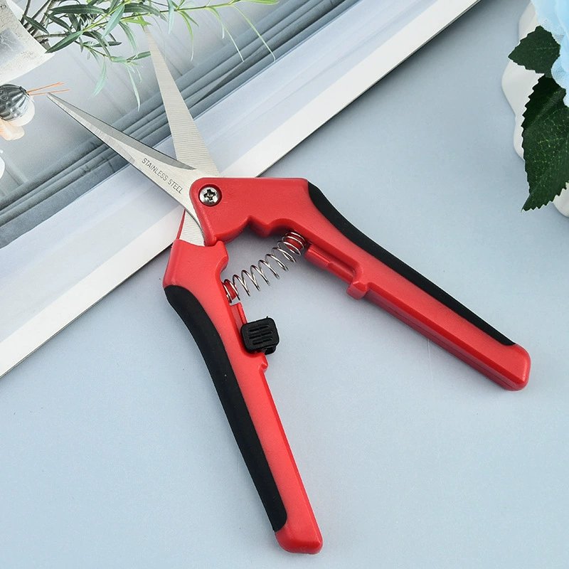 В наличии остроконечные весенние ножницы для прореживания фруктов виноградные ножницы с прямым локтем садовые ножницы