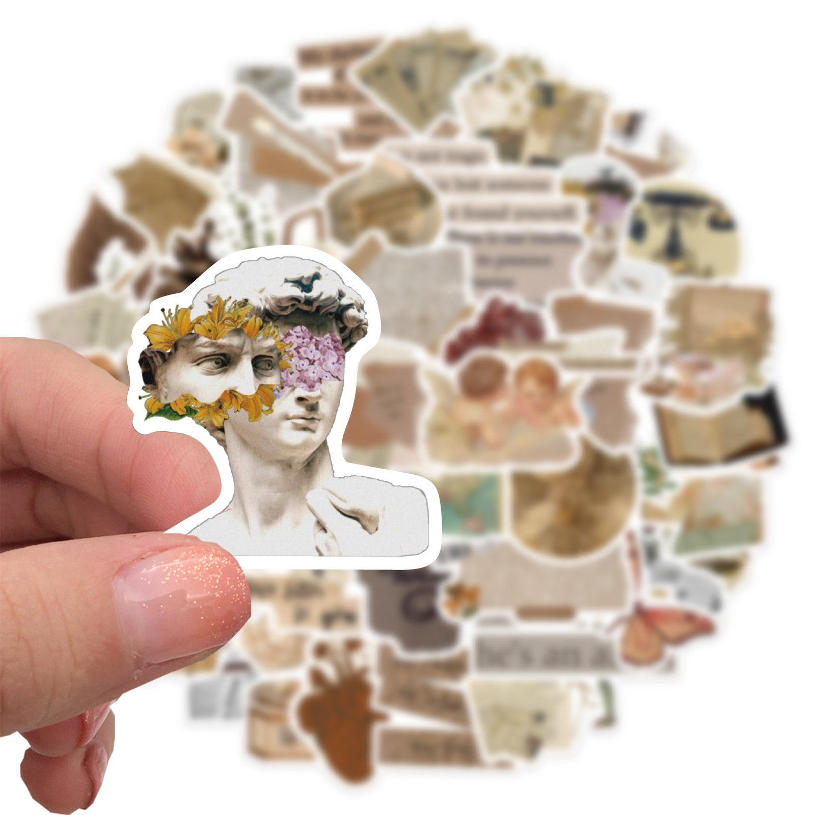 112 unidades de arte retro Collage graffiti pegatinas equipaje DIY pegatinas impermeables Amazon modelos populares pueden ser Al Por Mayor