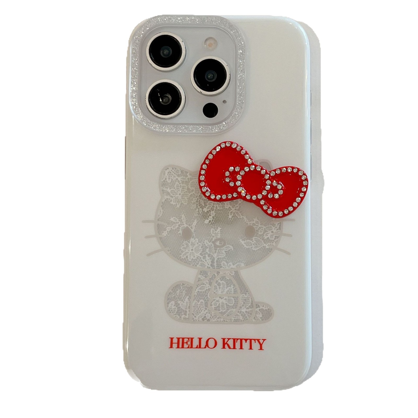 Girl Heart ins Encaje Bowkt Kt Aplicable iPhone16ProMax/15 Funda para teléfono Apple 14 Nuevo 13