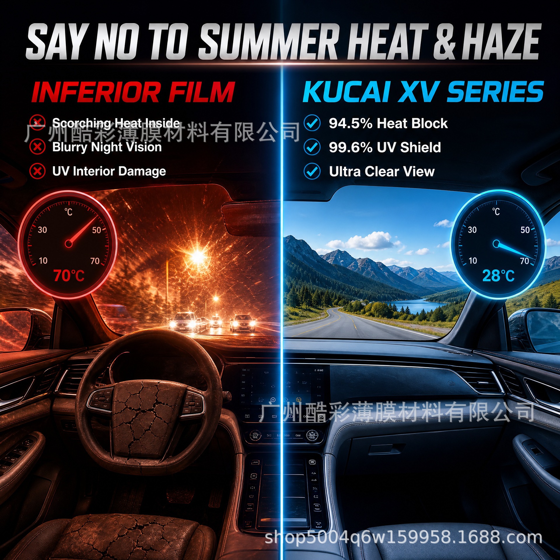 2Mil Car Solar Film, Heat Insulation Film, Heat Reflective Explosion-Proof Film, Sun Protection and Heat Insulation Glass Film, 4S Export Car Film, Full Roll
