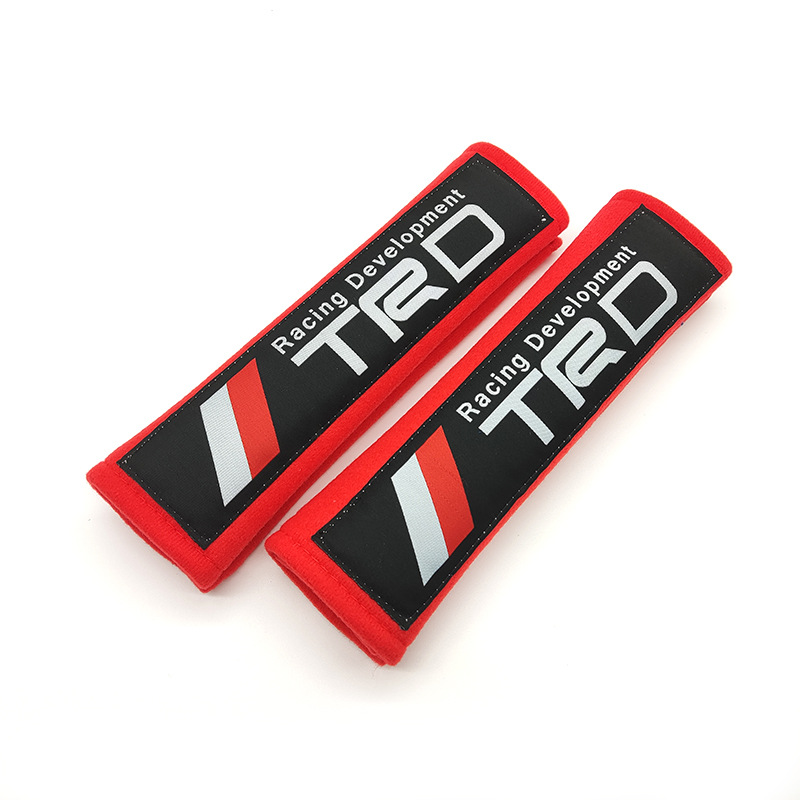 Seatbelt Shoulder Pad: Tengyuan Seat belt shoulder pad - trd-red