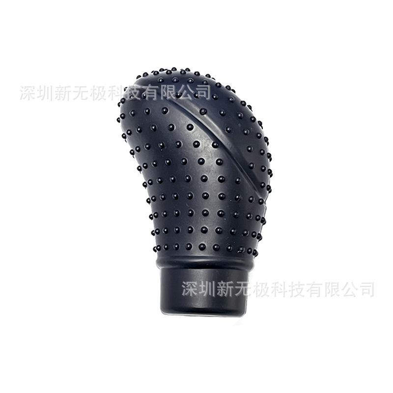 [Spot] Silicone round gear cover car non-slip gear cover handbrake cover manual gear universal gear set