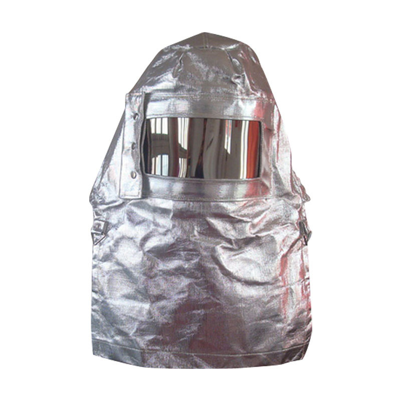 劳卫士 LWS-021铝箔隔热帽防火防烫防飞溅耐高温耐折防辐射热面罩