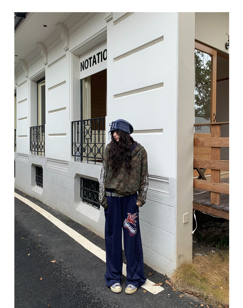 MADEEXTREME Camouflage Boxy Hoodie