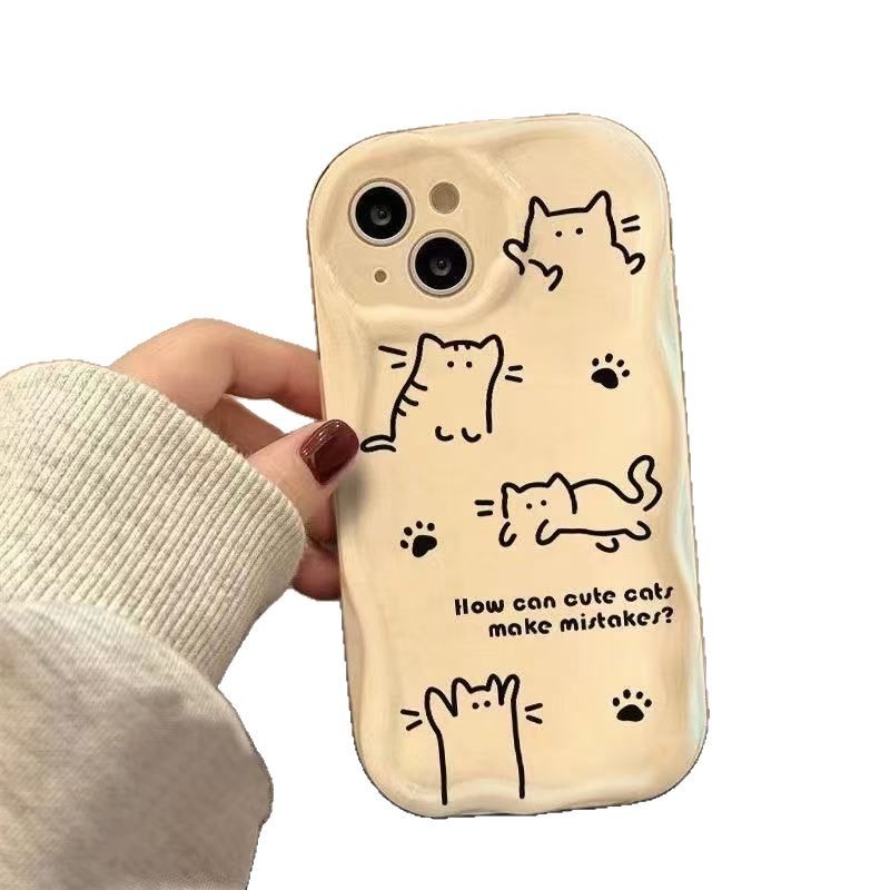 Funda linda para teléfono iphone16pro 11 Apple 15 anti-caída 14 dibujos animados 13promax nuevo estilo 12 mujer