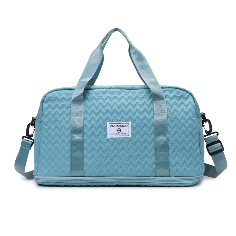 La nueva bolsa de viaje de gran capacidad, la bolsa de fitness de yoga de separación seca y húmeda, los viajes de negocios de corta distancia pueden ampliar el almacenamiento de equipaje