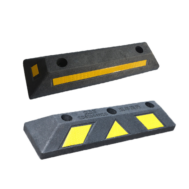 Estaca de estacionamiento Localizador de ruedas de automóvil de goma