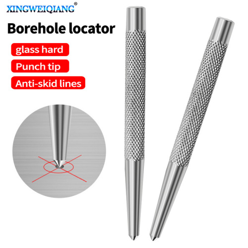Conical punch, drilling center locator, high hardness center punch, fitter chisel punch