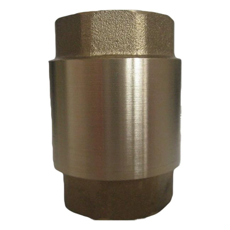 Латунный обратный клапан Пружинный обратный клапан Вертикальный обратный клапан Обратный клапан Против обратного потока 4 точки 6 точек 1-дюймовый медный сердечник