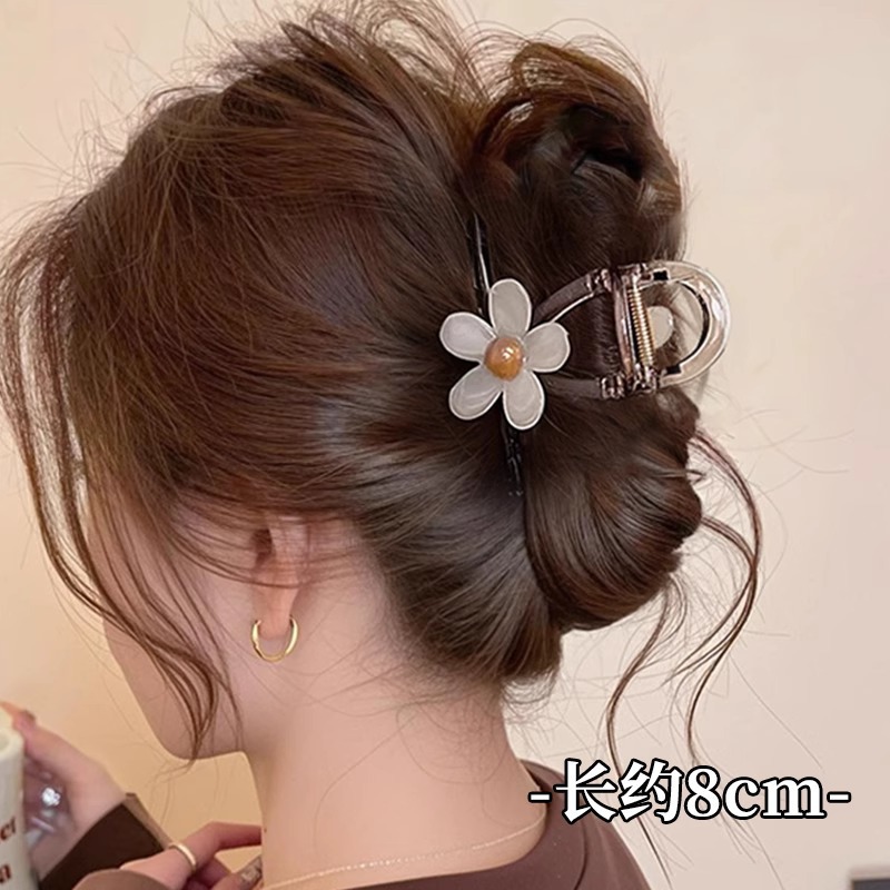 Flor beige de 5 pétalos 8cm