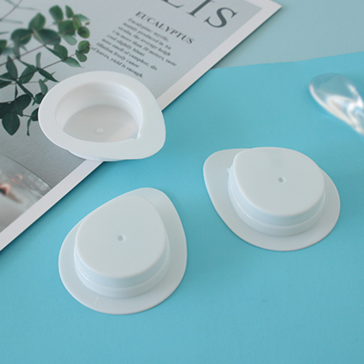 厂家供应果冻面膜杯5g水滴型包装杯塑料杯分装PP材质果冻杯