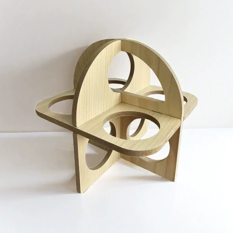 Деревянный домик для ландшафтного дизайна Golden Bear, платформа для хомяка из цельного дерева, интерактивная дешевая игрушка, двухслойные принадлежности, полная лестница для восхождения, укрытие для дома