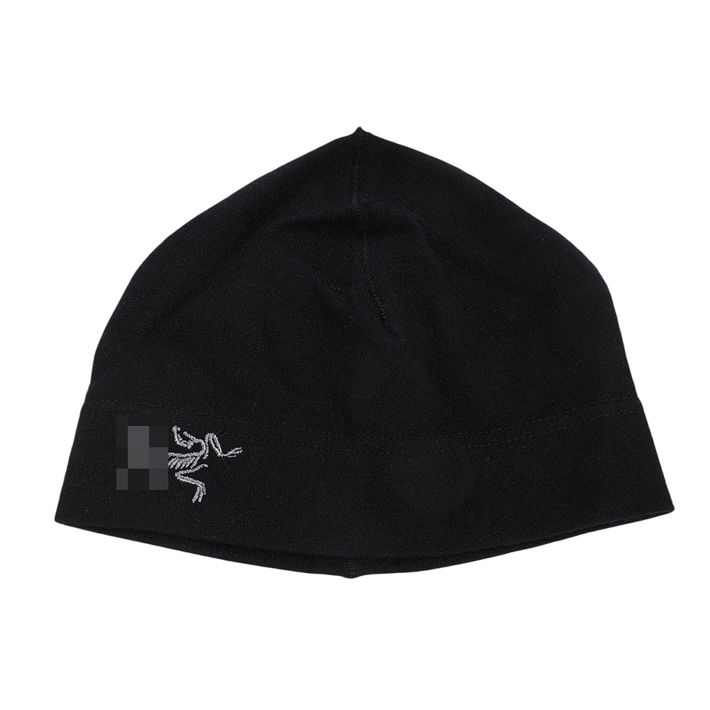 Solid color embroidered thin knitted hat for autumn and winter, outdoor windproof breathable head wrap for mountaineering and cycling, breathable thin cold weather hat