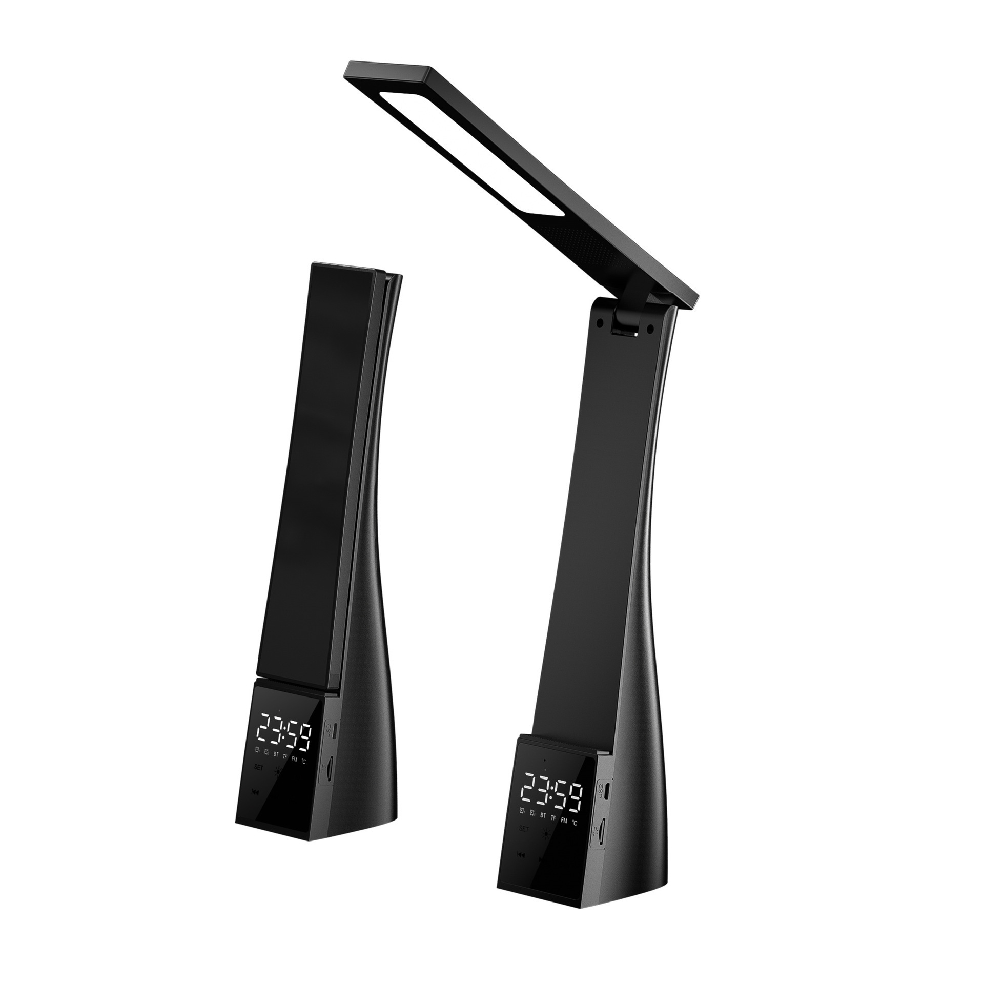 T1 multifunctional desk lamp black / Cross-border english version