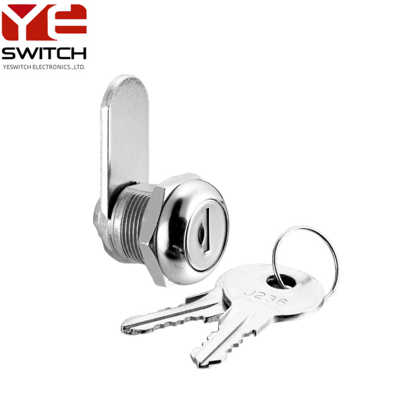 电源锁钥匙开关锁 叉车锁仪器锁机械设备锁金属开关锁芯门锁芯