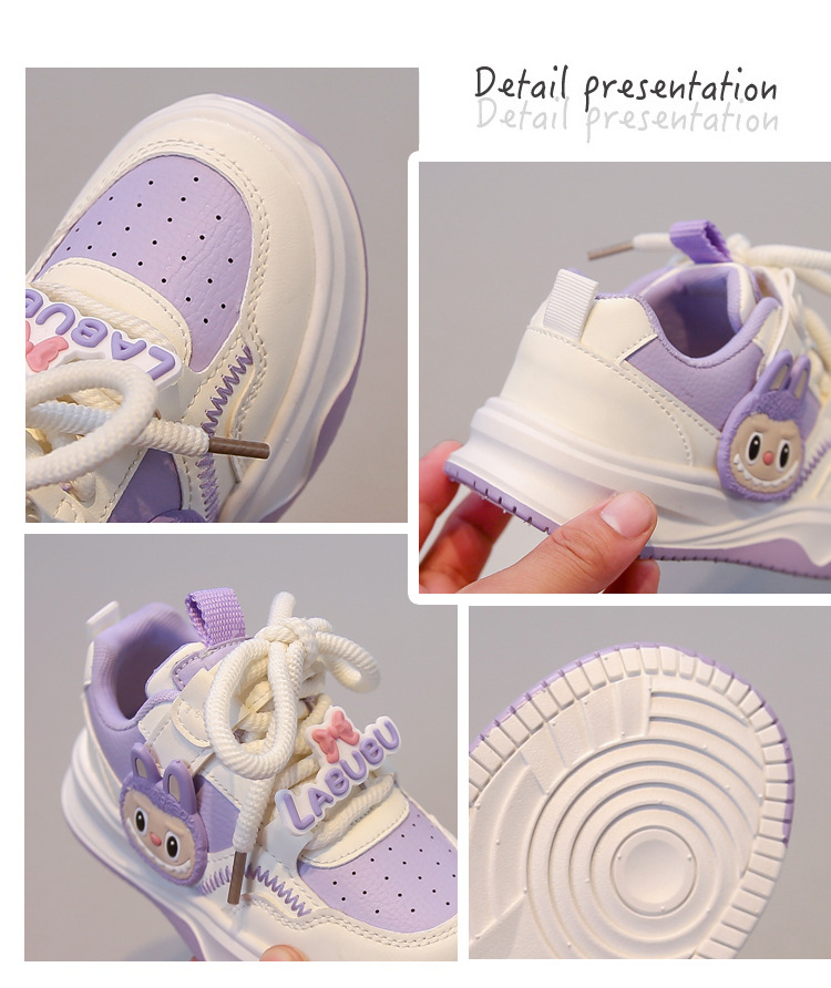 Ademende instap sneakers voor meisjes met klittenbandsluiting_voghion.com