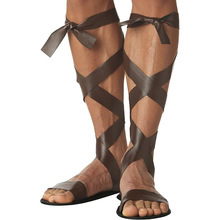 2026亚马逊独立站跨境外贸新款中世纪文艺复兴欧洲复古罗马男凉鞋