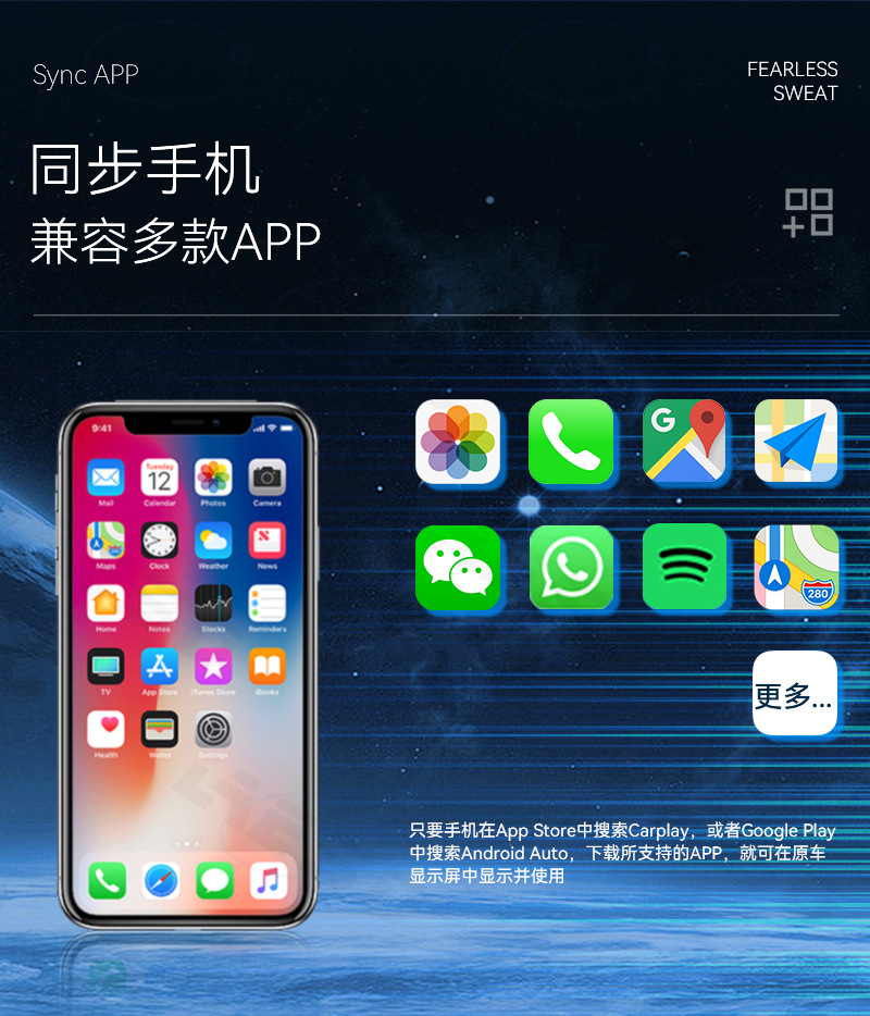 Cross-Border Car Connectivity Box Android Autocarplay Wireless Adapter 2-in-1 Smart Carplay Box