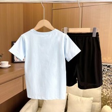vv5009-vv5010【会员-2】 儿童夏季短袖套装2024中大童短裤两件套