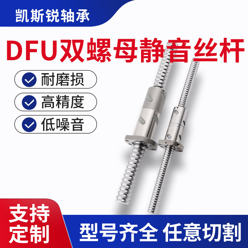 High-Precision Double Nut Screw Set Dfu1605-4010 Low Noise Wear-Resistant High Load Set Linear Module