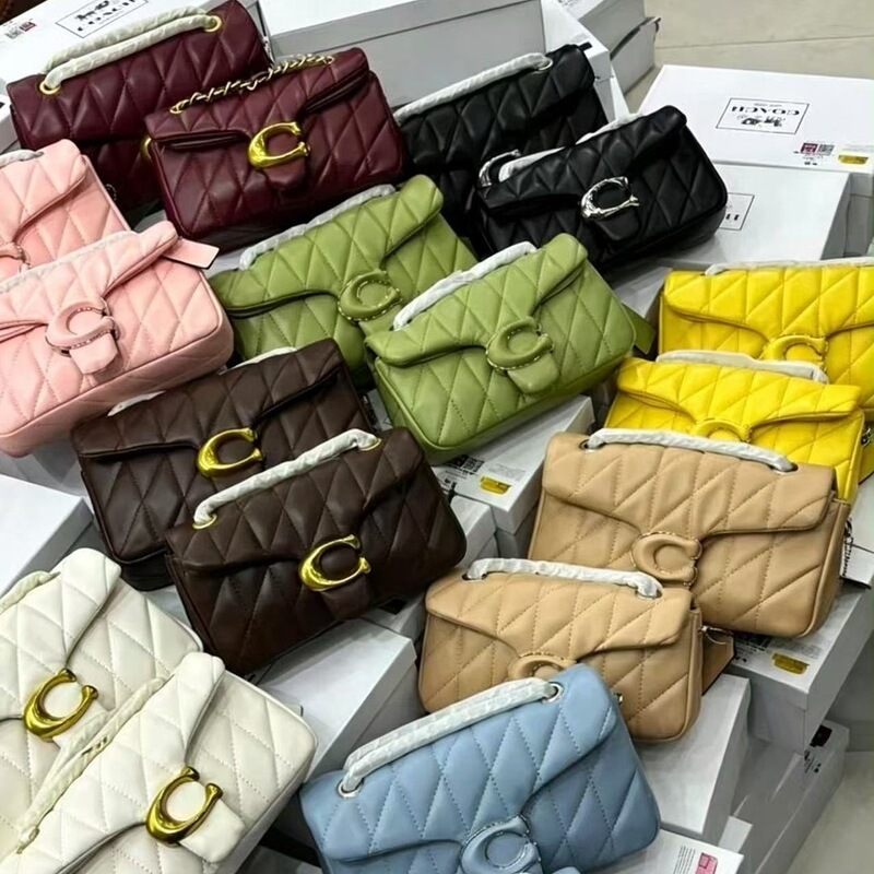 Kouchi C's new Tabby26 quilted embroidered Dionysus bag, single-shoulder, hand-held, underarm, chain crossbody bag for women