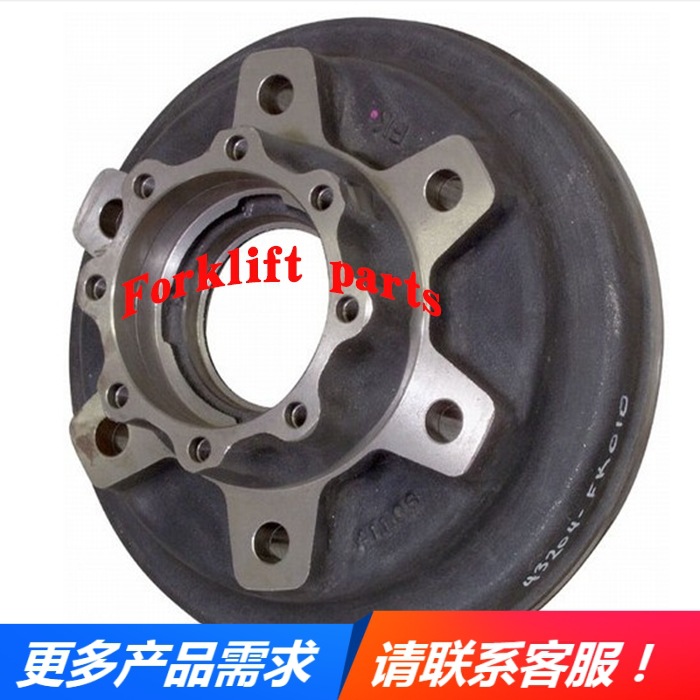 NISSAN尼桑日产叉车配件FD20/25-L02前轮刹车制动轮毂43200-FK010