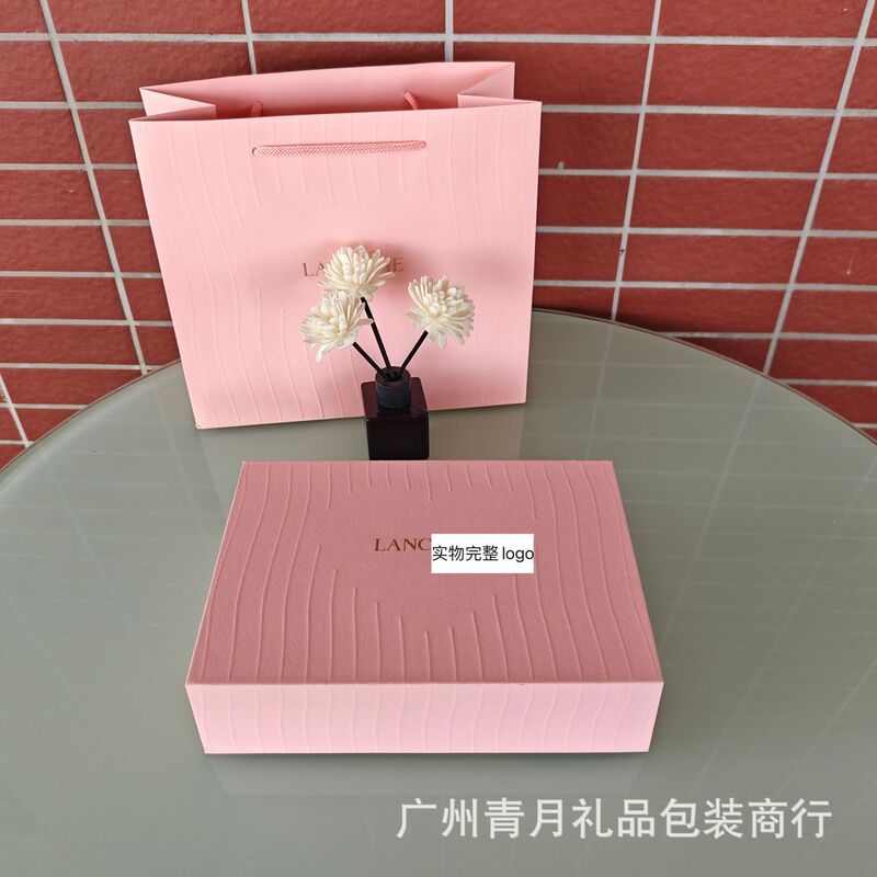 热销款兰家香水礼盒小蛮腰口红盒兰家手提袋包装盒子手提袋现货|undefined