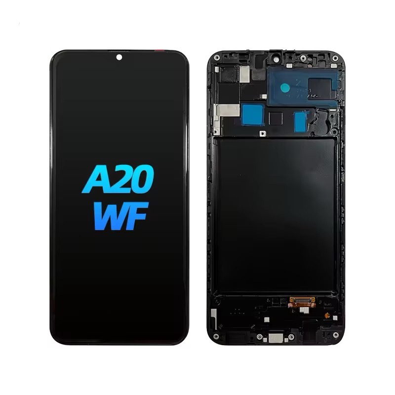 Aplicable a Galaxy Samsung A205 conjunto de pantalla de teléfono móvil A20 INCELL original WF