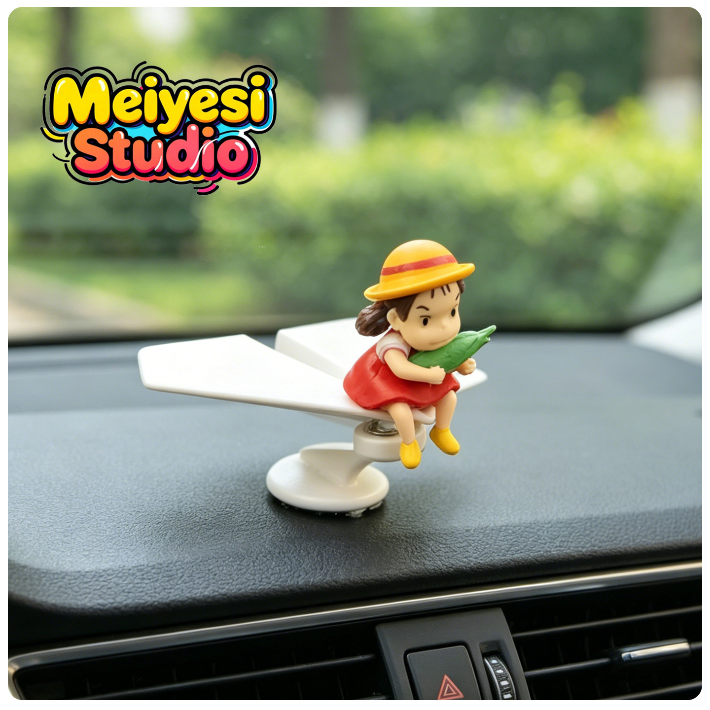 Crayón nuevo avión giratorio 2026 nuevo automóvil adorable joyería de dibujos animados decoración de curación descompresión