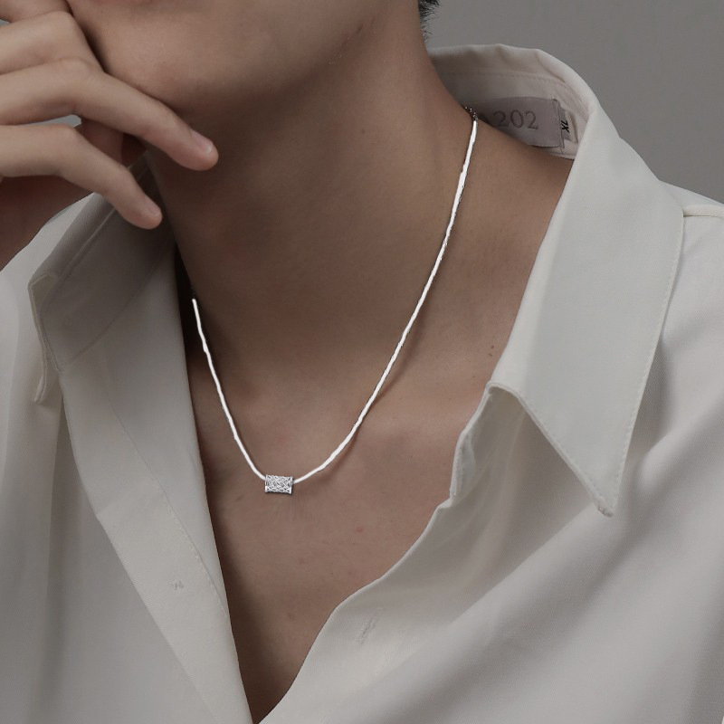 Collana da uomo alla moda con catena a serpente, versatile accessorio hip hop per il fidanzato._voghion.com