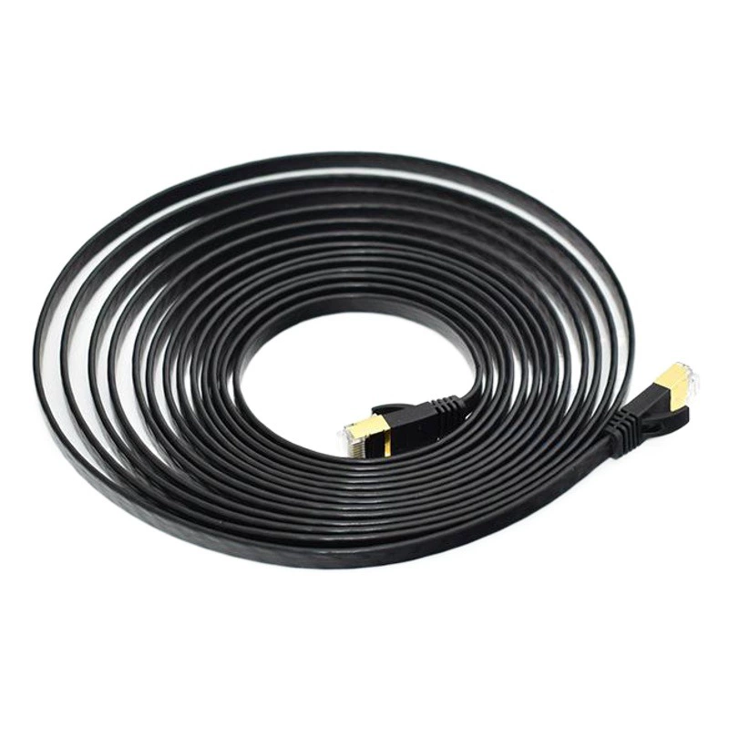 Можно настроить семь типов плоского сетевого кабеля кошка 70000 триллионов чистой меди экранированная витая пара сетевая Перемычка 0,5-30 м