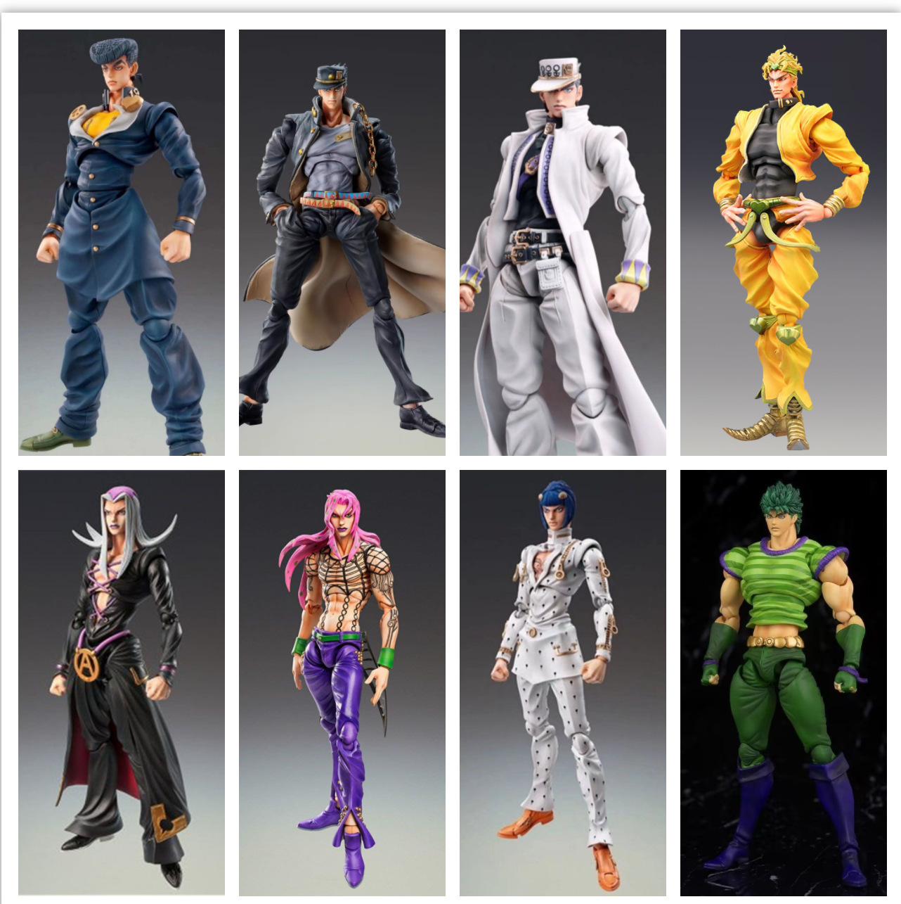 Jojo Bizarre Adventure Jotaro Kujo Figure Ornament Oriental Battle Assistant Dio Jonathan  Polo Figure