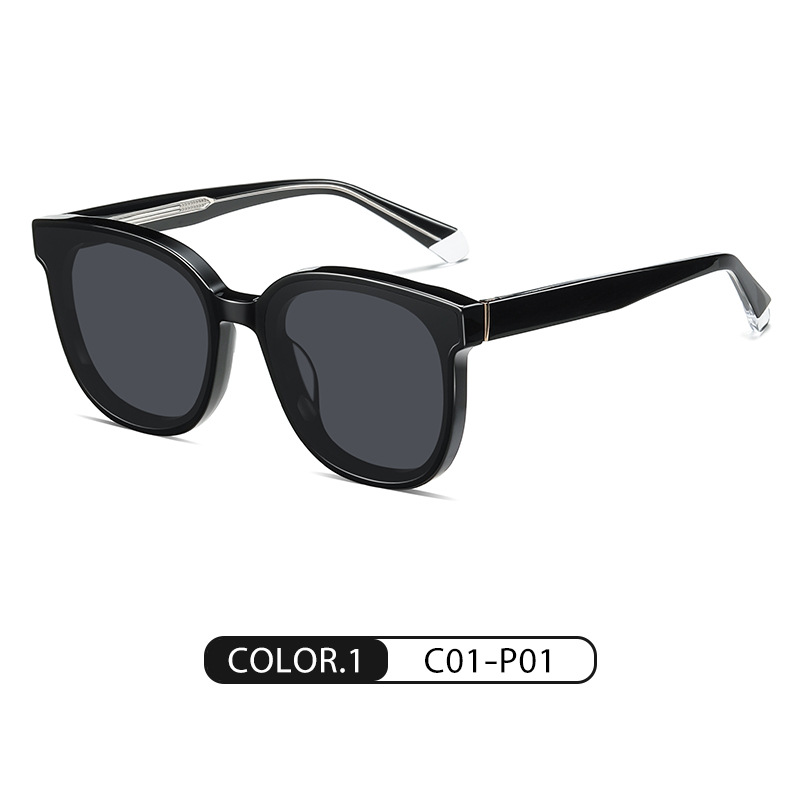 Nuevas gafas de sol de hoja hechas a mano para mujer gm el mismo estilo gafas de sol polarizadas PS6608 gafas de sol de protección solar anti-ultravioleta de conducción