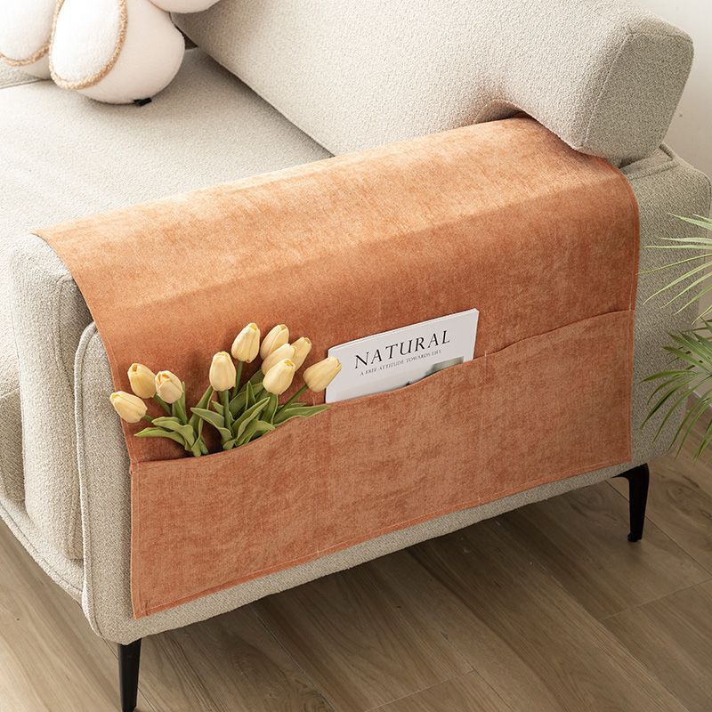 Simple Sofa Armrest Cover with Widened Sides on Both Sides, Anti-Ski Neil Dustproof Cover, Cushion Cover, Universal Handle Towel