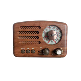 Cross-border hot sale retro portable Bluetooth speaker multi-function card multi-band radio for the elderly