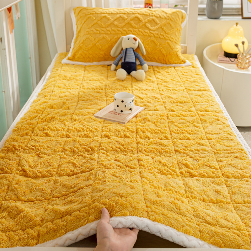 Nuevo tipo de cama de lana de leche, colchón de lana de coral lavable con máquina, colchón antideslizante de lana de coral, colchón de lana de coral, colchón de lana de coral, colchón de lana de coral image 13