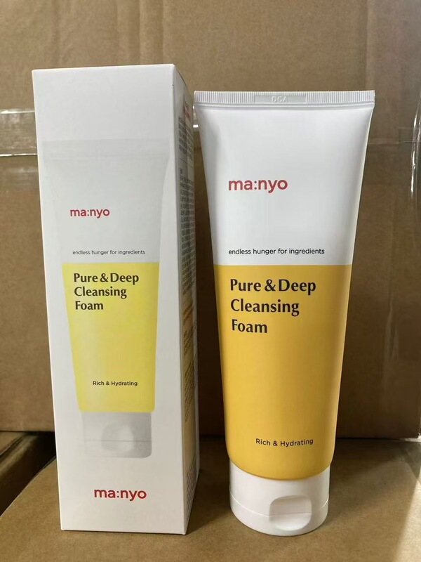 跨境专供新品manyo魔女工厂万叶200ml纯净深层清洁泡沫洗面奶卸妆|undefined