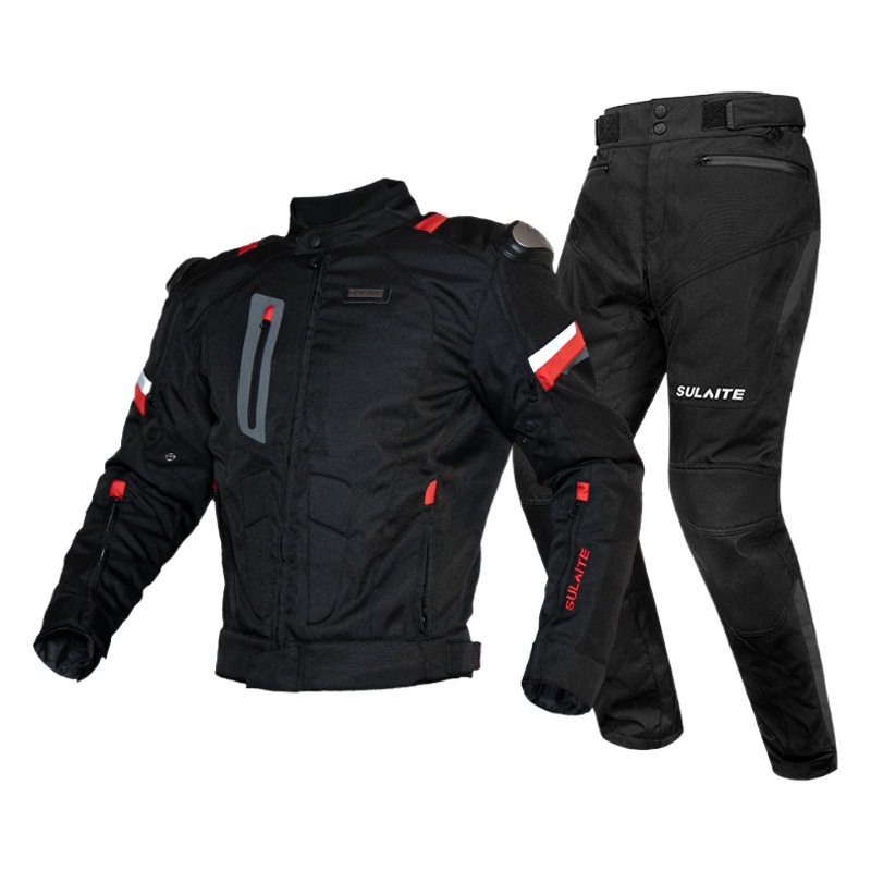 Sulaite Off-Road Motorcycle Racing Suit Autumn and Winter Rally Rider Jacket Warm Motorcycle Cycling Suit