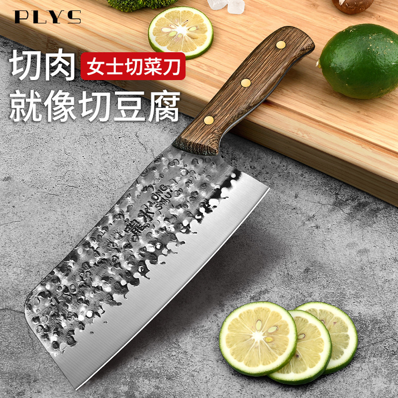 Cuchillo de cocina de Longquan para mujeres forjadas a mano cuchillo de corte de cocinero cuchillo de corte de carne súper rápido un acero inoxidable