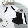 WJP-quick-drying suit) dropped shoulder sleeves white