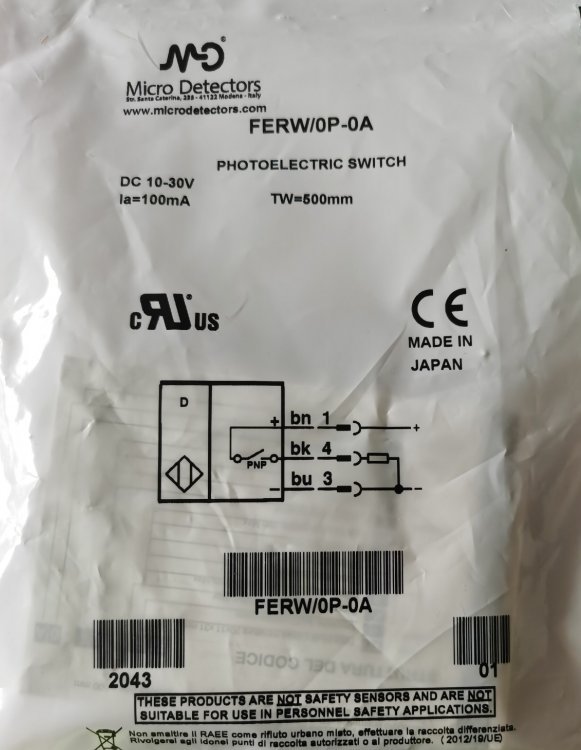AM6/AP-2H 意大利M.D. Micro Detectors 墨迪光电传感器