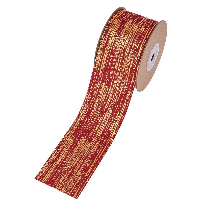 Corte transfronterizo de tela de Navidad coronas de flores navideñas arcos de tela material de embalaje de regalo cinta suave