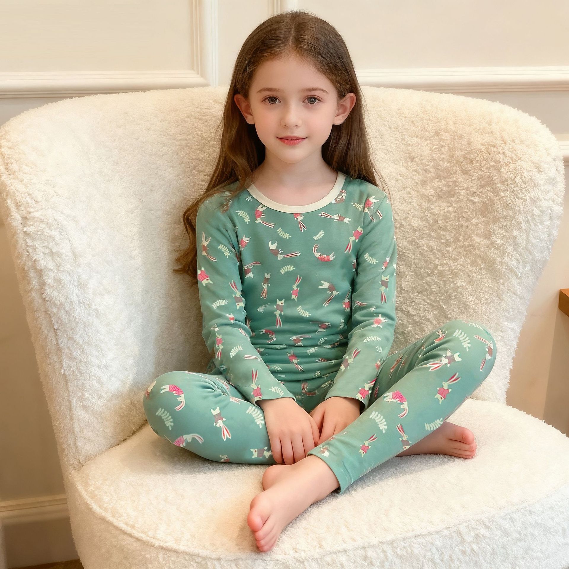 Green long-eared rabbit