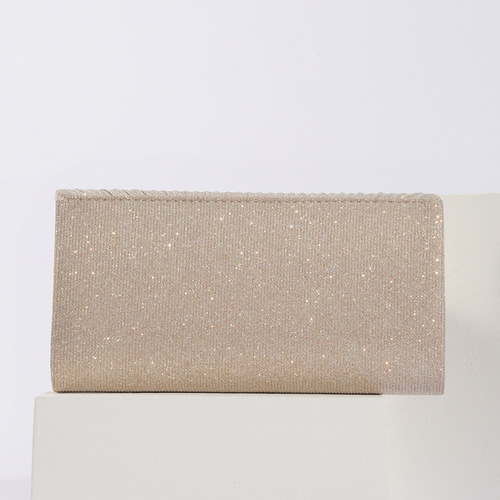 Cross-border wholesale retro women's evening clutch with flip pillow bag, noblewoman party banquet bag, exquisite pleated bag